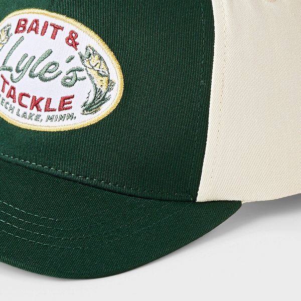 Men's Fish Trucker Baseball Hat – Green & White