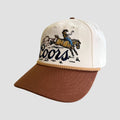 Men's Cowboy Baseball Hat – Brown & Cream