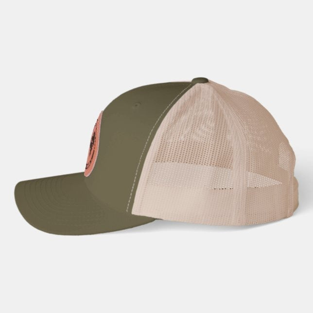 Not All Who Wander Are Lost – Compass Adventure Leather Patch Hat