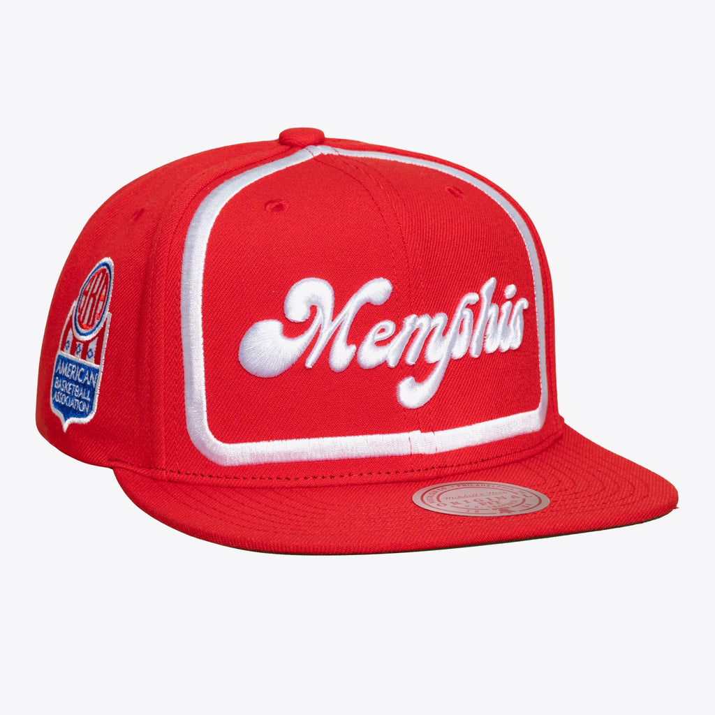 Memphis Sounds Red ABA Snapback Hat – Vintage Basketball Style