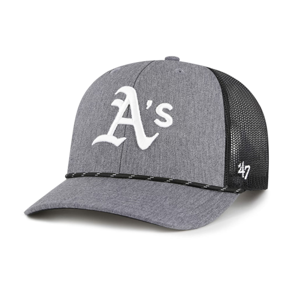 Men's Charcoal Rope Trucker Hat – Athletics Style