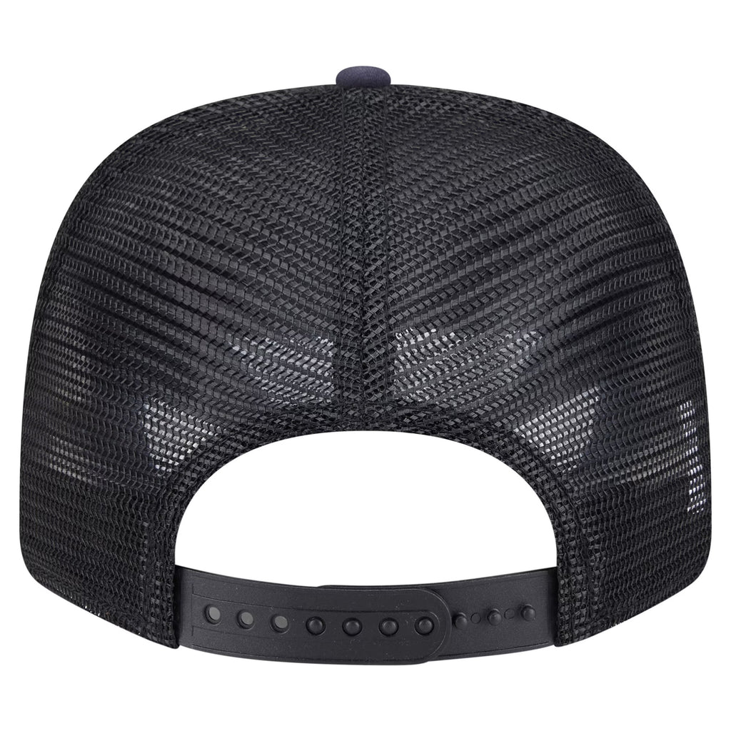 Men's Black Athletics Adventure Drinks Pattern Stretch-Snap Hat