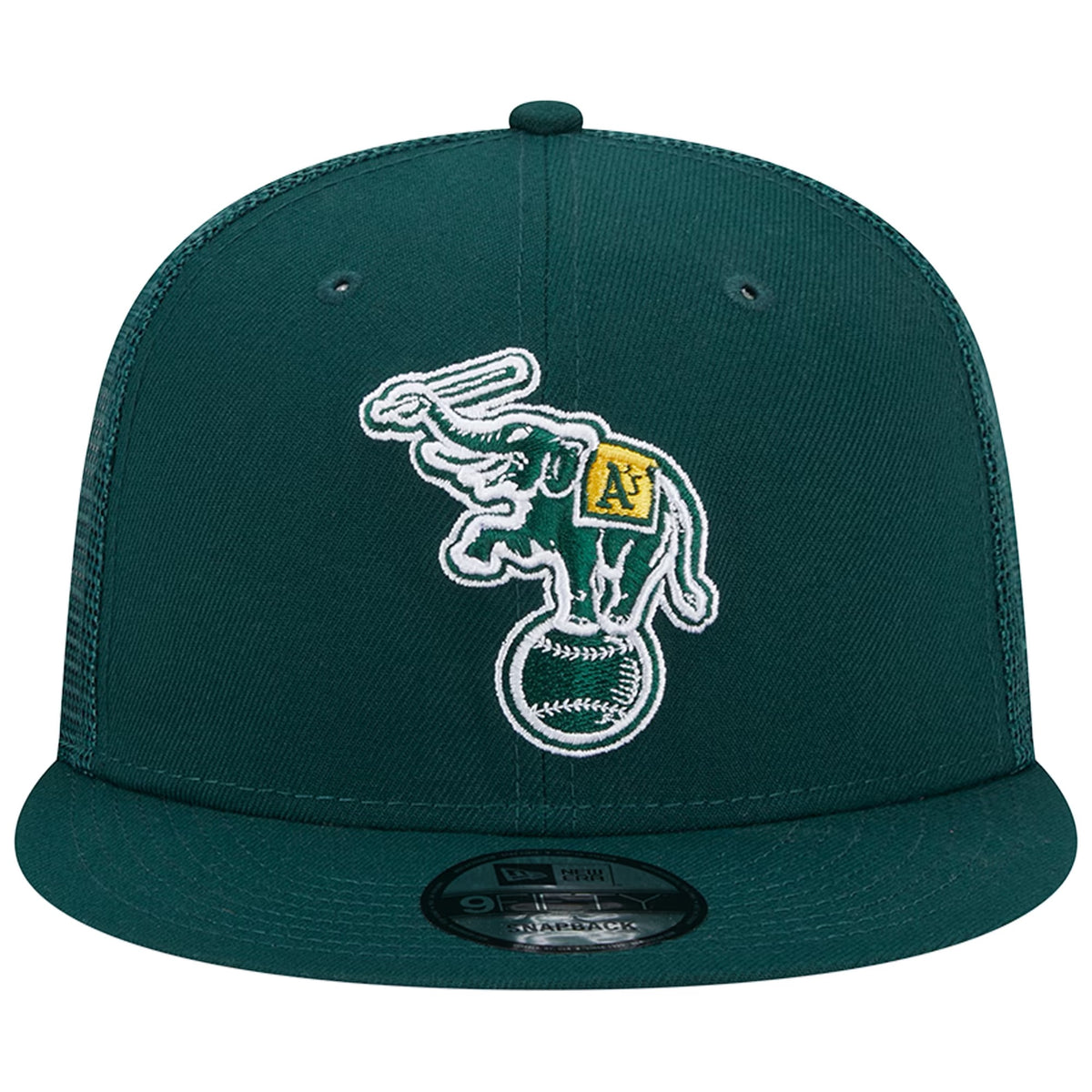 Men's Green Athletics Vintage Trucker Snapback Hat – Retro Baseball Style