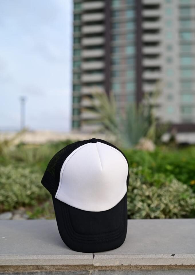 Black Net Cap